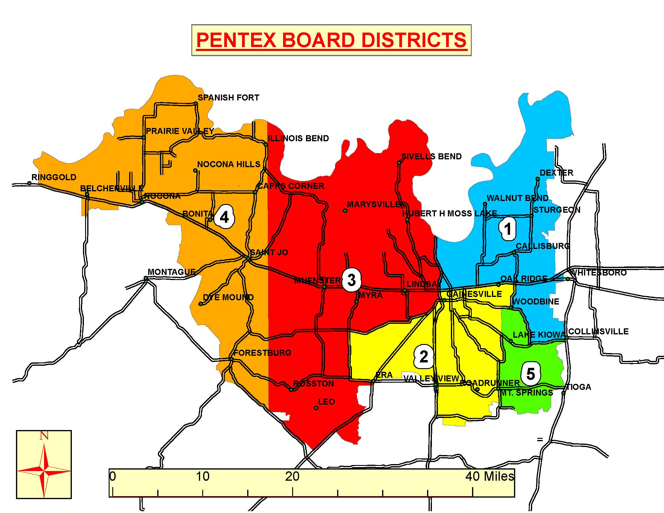 Board of Director's Service Boundaries